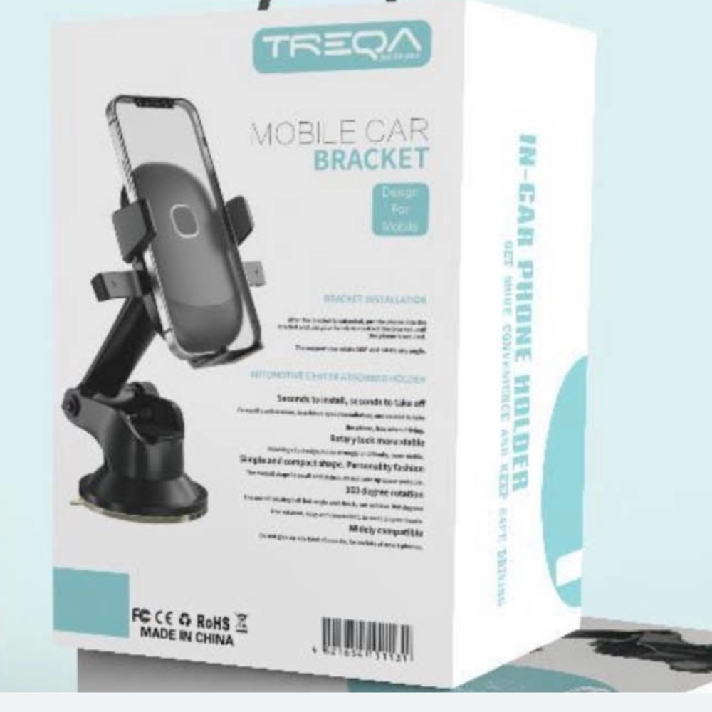 In-Car Mobile Phone Holder with Long Bracket - SEALED